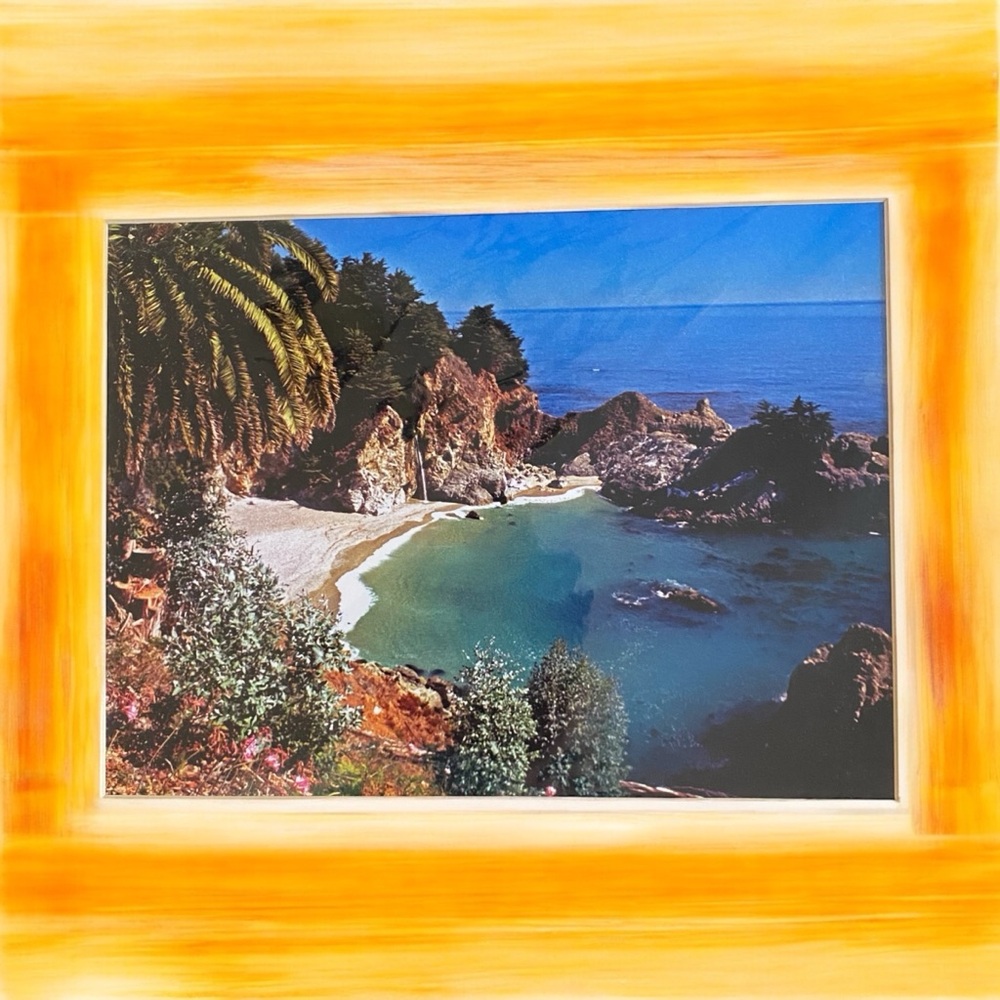 McWay Falls Big Sur California Photo Matted Art Print 8.5x11 11x14